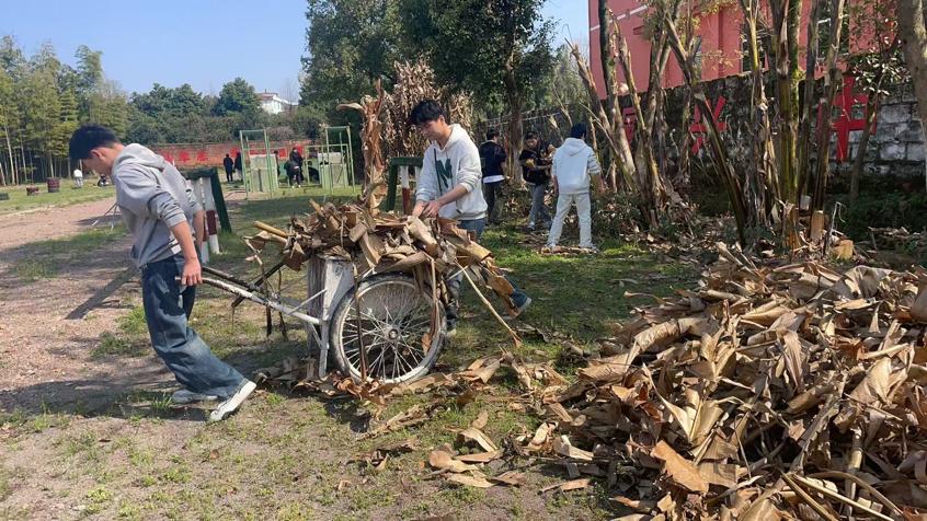  绿动青春，共绘美丽校园——鹰潭东望教育基地植树节校园美化活动